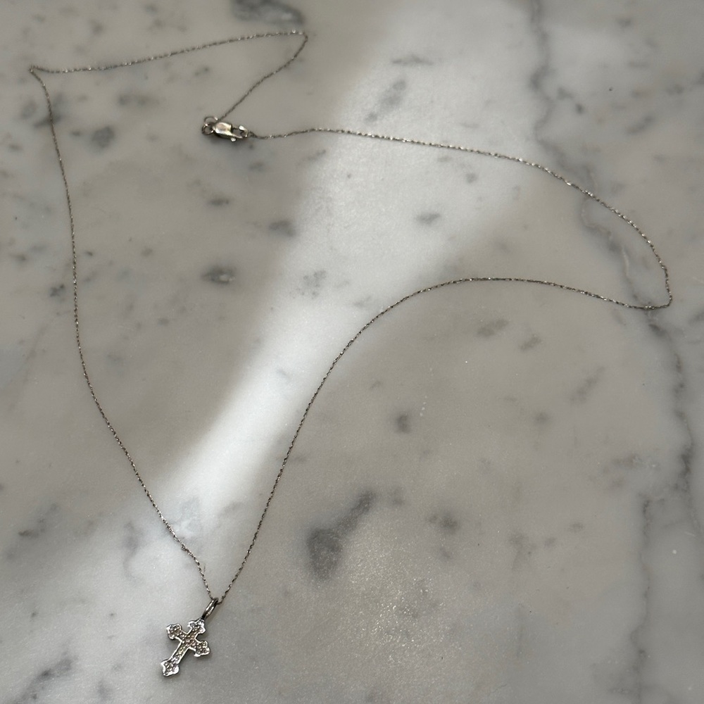 Cathy Eastham Diamond Silver Necklace